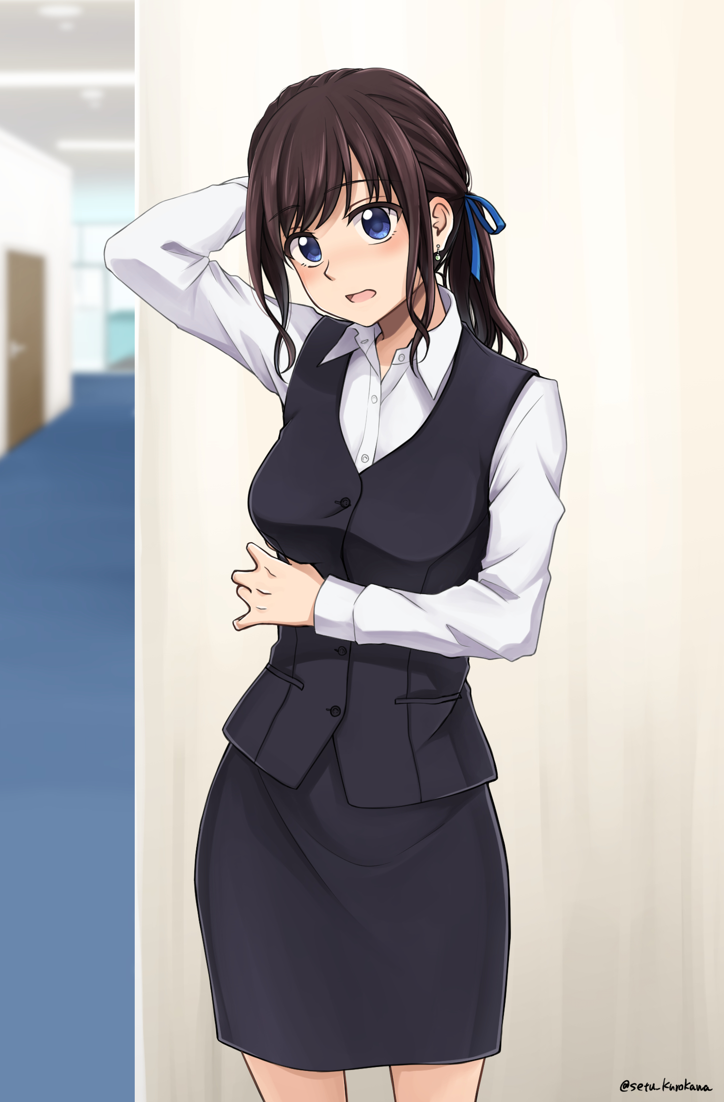 Breast Hold Business Suit Tagme 548713 Yandere